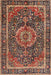 Traditional Brown Medallion Rug, tr2782