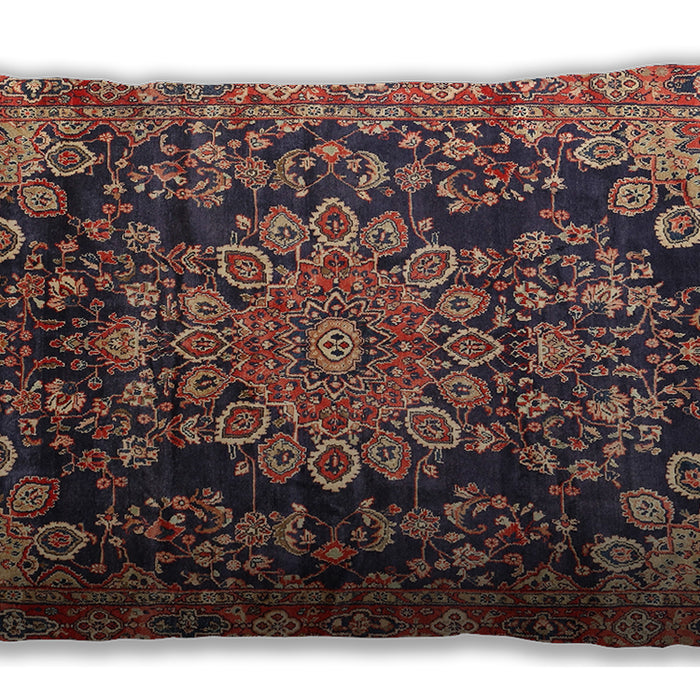 Traditional Classic Rectangular Orange Salmon Pink Lumbar Throw Pillow, 13 inch by 19 inch, lbtr2785