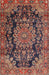 Traditional Orange Salmon Pink Medallion Rug, tr2785