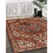 Machine Washable Traditional Tomato Red Rug in a Family Room, wshtr2786