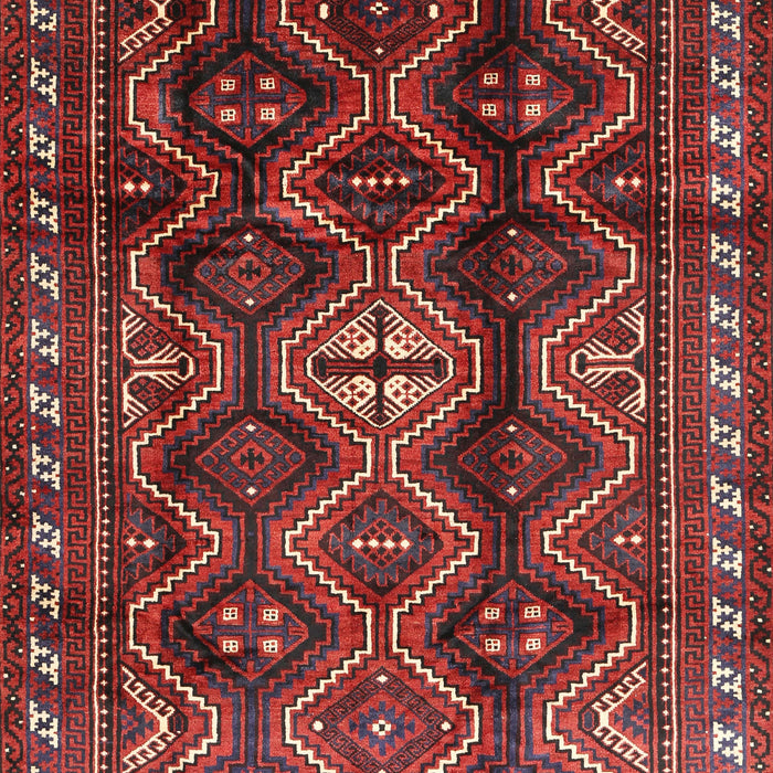 Traditional Chestnut Brown Persian Rug, tr2788