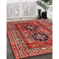 Traditional Dark Almond Brown Persian Rug, tr2789