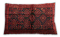 Traditional Classic Rectangular Red Lumbar Throw Pillow, 13 inch by 19 inch, lbtr2790