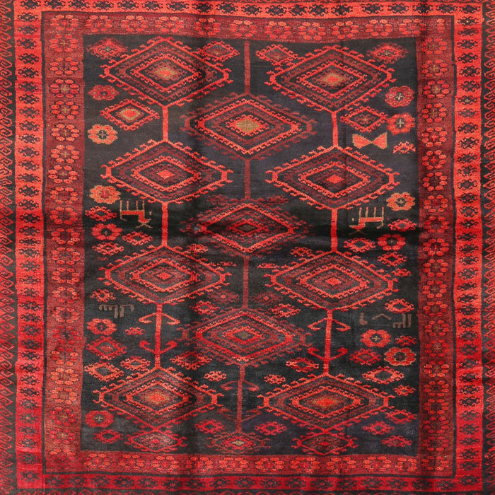 Square Traditional Red Persian Rug, tr2790