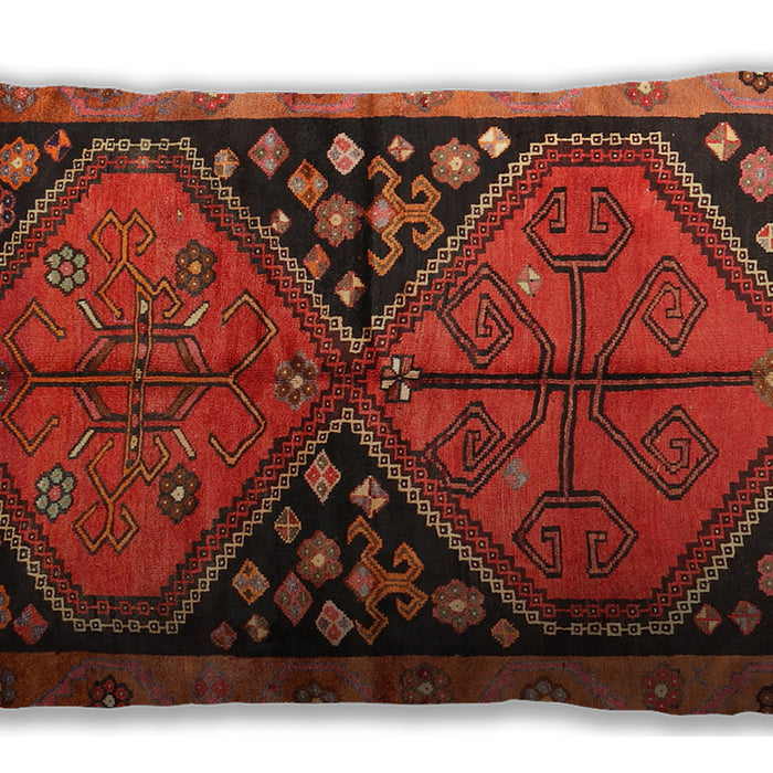 Traditional Classic Rectangular Tomato Red Lumbar Throw Pillow, 13 inch by 19 inch, lbtr2791