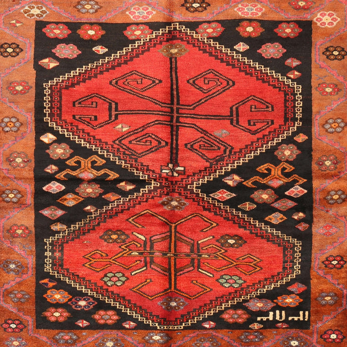 Square Traditional Red Persian Rug, tr2791