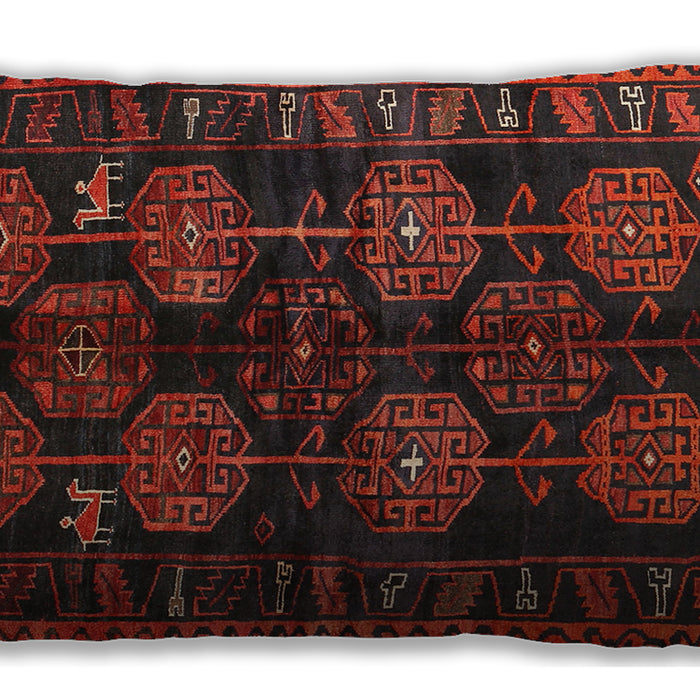 Traditional Classic Rectangular Tomato Red Lumbar Throw Pillow, 13 inch by 19 inch, lbtr2792