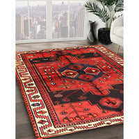 Traditional Sienna Brown Persian Rug, tr2793