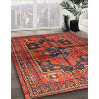 Traditional Rust Pink Persian Rug, tr2796