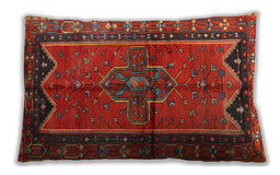 Traditional Classic Rectangular Sienna Brown Lumbar Throw Pillow, 13 inch by 19 inch, lbtr2797