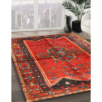 Traditional Sienna Brown Persian Rug, tr2797