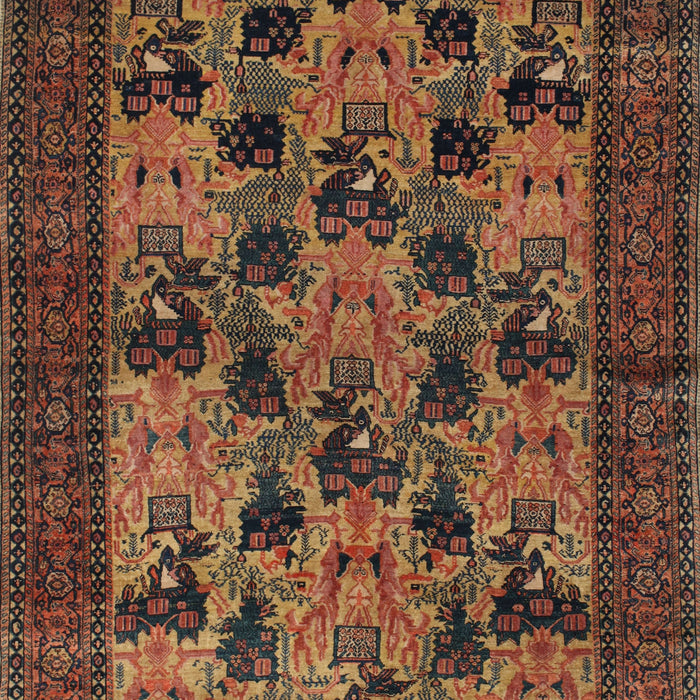 Traditional Light Brown Animal Rug, tr27