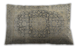 Traditional Classic Rectangular Khaki Green Lumbar Throw Pillow, 13 inch by 19 inch, lbtr2800