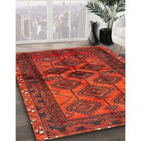 Traditional Brown Red Persian Rug, tr2802