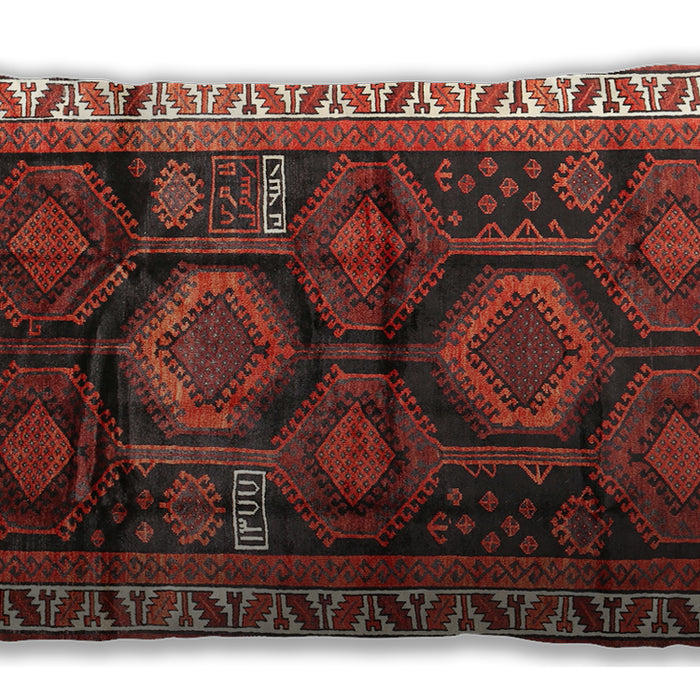 Traditional Classic Rectangular Dark Gold Brown Lumbar Throw Pillow, 13 inch by 19 inch, lbtr2803