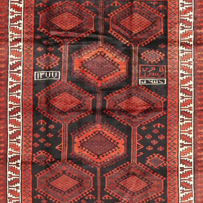 Traditional Dark Gold Brown Persian Rug, tr2803