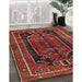 Machine Washable Traditional Sienna Brown Rug in a Family Room, wshtr2805