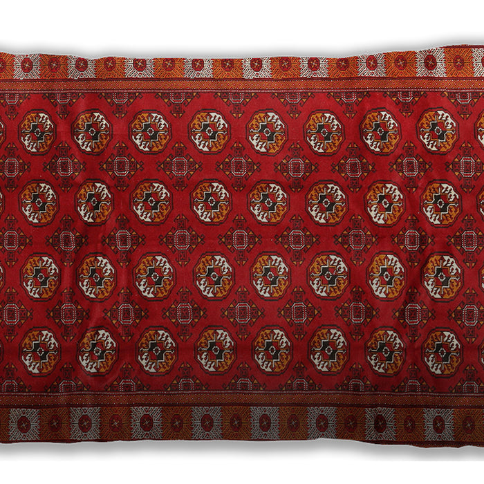 Traditional Classic Rectangular Red Lumbar Throw Pillow, 13 inch by 19 inch, lbtr2809