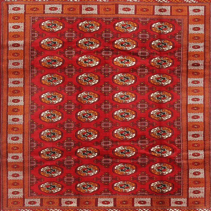 Square Traditional Red Persian Rug, tr2809