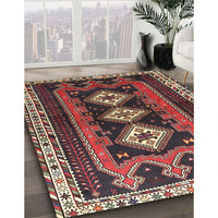 Traditional Saffron Red Persian Rug, tr280