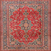 Square Traditional Camel Brown Persian Rug, tr2811