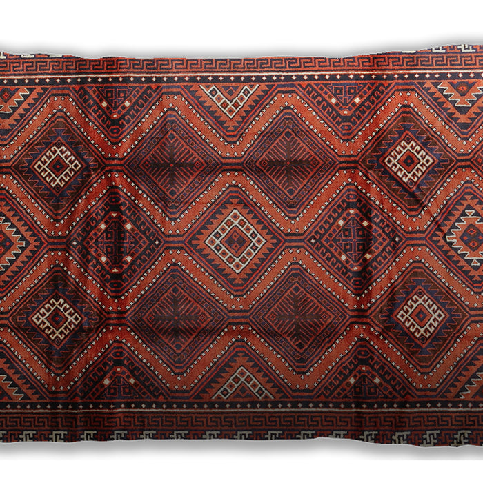 Traditional Classic Rectangular Rust Pink Lumbar Throw Pillow, 13 inch by 19 inch, lbtr2812