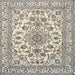 Square Traditional Vanilla Gold Medallion Rug, tr2813