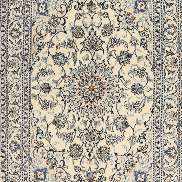 Machine Washable Traditional Vanilla Gold Rug, wshtr2813