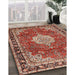 Traditional Red Persian Rug in Family Room, tr2814