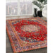 Machine Washable Traditional Orange Salmon Pink Rug in a Family Room, wshtr2815