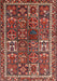 Traditional Dark Almond Brown Persian Rug, tr2817