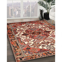 Traditional Saffron Red Persian Rug, tr2818