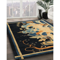 Traditional Copper Green Oriental Rug, tr281