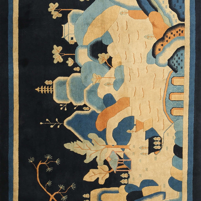 Traditional Copper Green Oriental Rug, tr281