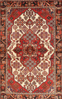 Machine Washable Traditional Tomato Red Rug, wshtr2820