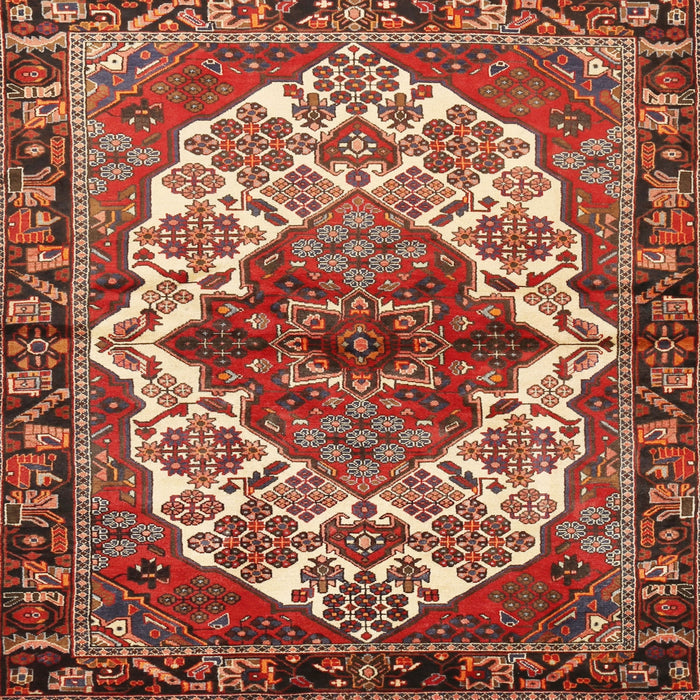 Square Traditional Red Persian Rug, tr2820