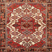 Square Traditional Red Persian Rug, tr2820