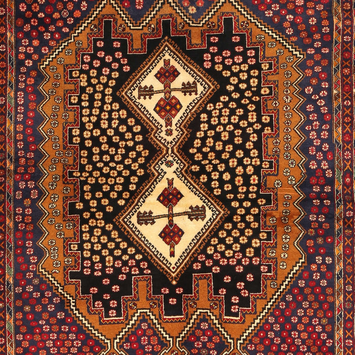 Machine Washable Traditional Deep Red Rug, wshtr2822