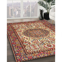 Traditional Sand Brown Persian Rug, tr2824