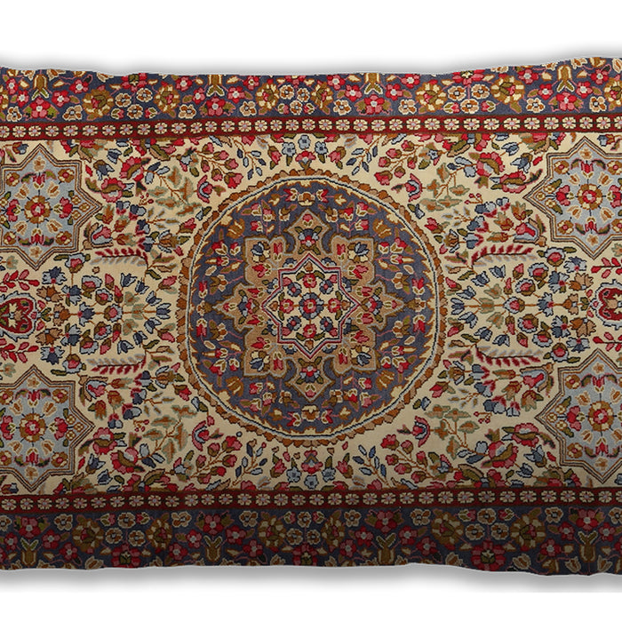 Traditional Classic Rectangular Brown Sand Brown Lumbar Throw Pillow, 13 inch by 19 inch, lbtr2824