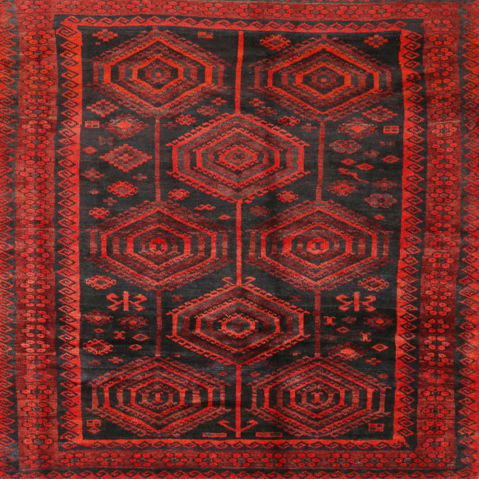 Square Traditional Bakers Brown Persian Rug, tr2826