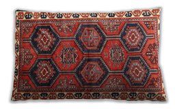 Traditional Classic Rectangular Dark Almond Brown Lumbar Throw Pillow, 13 inch by 19 inch, lbtr2828