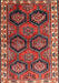 Traditional Dark Almond Brown Persian Rug, tr2828