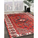 Traditional Red Persian Rug in Family Room, tr2830