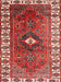 Machine Washable Traditional Red Rug, wshtr2830