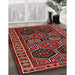 Traditional Brown Persian Rug in Family Room, tr2832