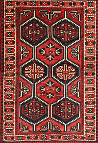 Machine Washable Traditional Brown Rug, wshtr2832