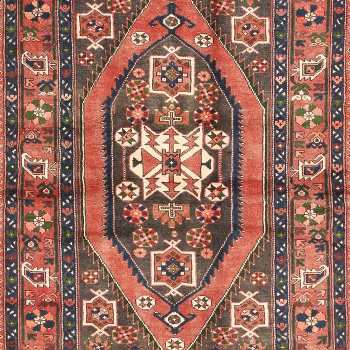 Traditional Orange Salmon Pink Persian Rug, tr2833