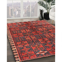 Traditional Sienna Brown Persian Rug, tr2834