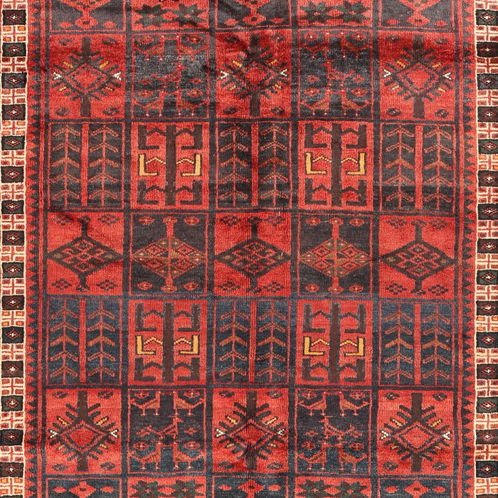 Traditional Sienna Brown Persian Rug, tr2834